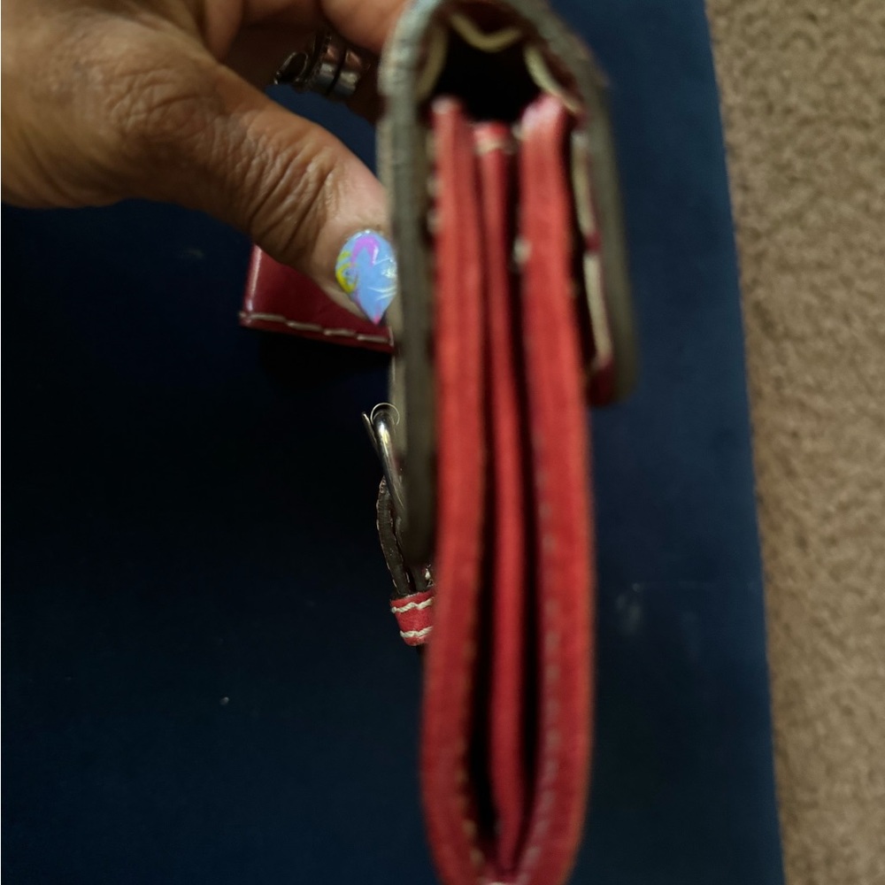 Red Authentic Chloe Wallet - Picture 6 of 12